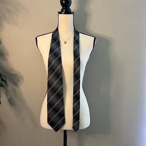 Vintage Men's Umberto Frasi Geometric Striped Pattern Tie 58"